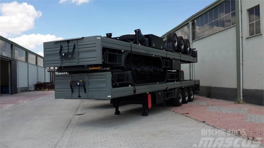 Lider 2022 YEAR NEW MODELS containeer flatbes semi TRAIL Semi-remorci transport vehicule