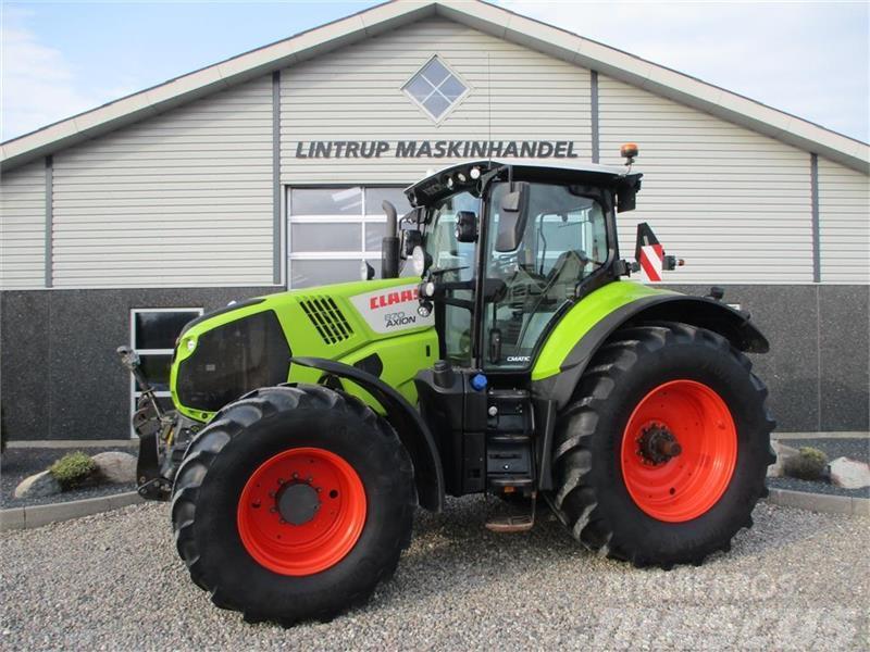 CLAAS AXION 870 CMATIC med frontlift og front PTO, GPS r Tractoare