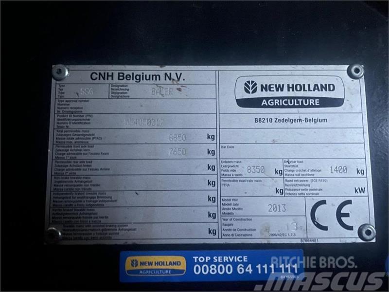 New Holland BB 1290 RC Baler dreptunghiular