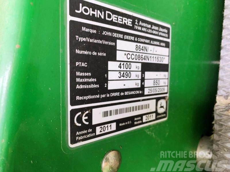 John Deere 864 Masina de balotat cilindric