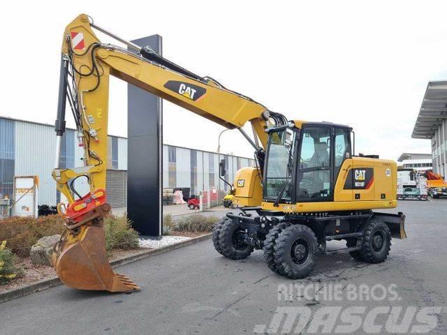 CAT M318F / 2016 / nur 4.189h / 1x Tieflöffel / EPA Excavatoare cu roti