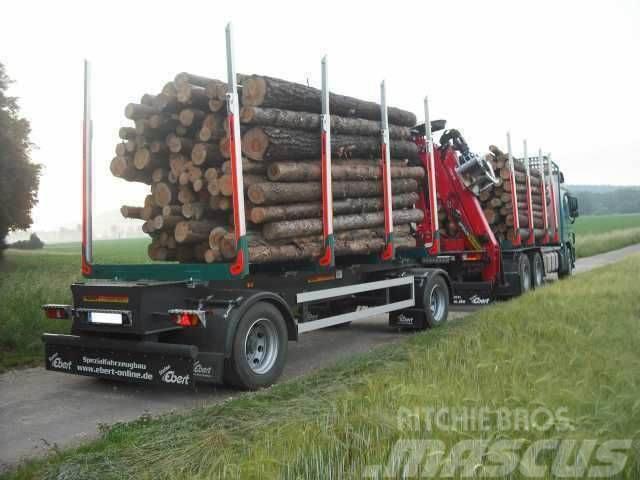Ebert KHA 18 Kurzholz-Anhänger NEU Remorci pentru lemn