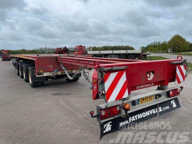 Faymonville 55 m long wing trailer Semi-remorci transport vehicule