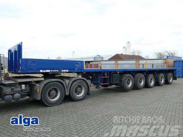 Goldhofer SPZ-DL5-55/80, 5-Achser, Gelenkt, Liftachse Flatbed/Dropside semi-trailers