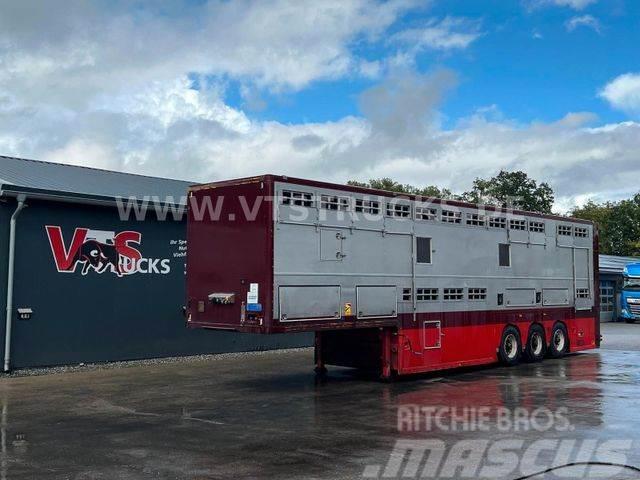  Gray&amp;Adams Cattelcruiser 2.Stock m. Ladelift Semi-remorci transport animale