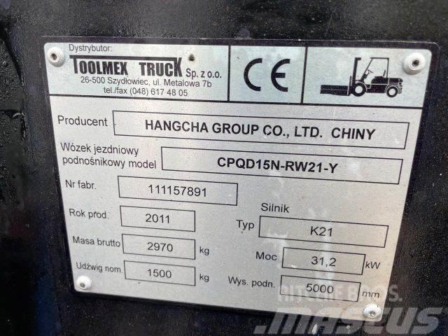 Hangcha 15N stapler,vin 891 Stivuitor GPL