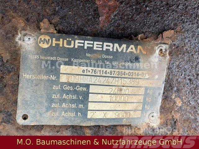 Hüffermann HMA 24.24 / Muldenanhänger / 24t Remorci cadru de containere