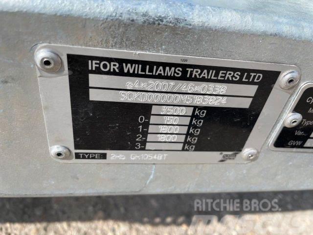 Ifor Williams 2Hb GH35, NEW NOT REGISTRED,machine transport824 Incarcator agabaritic