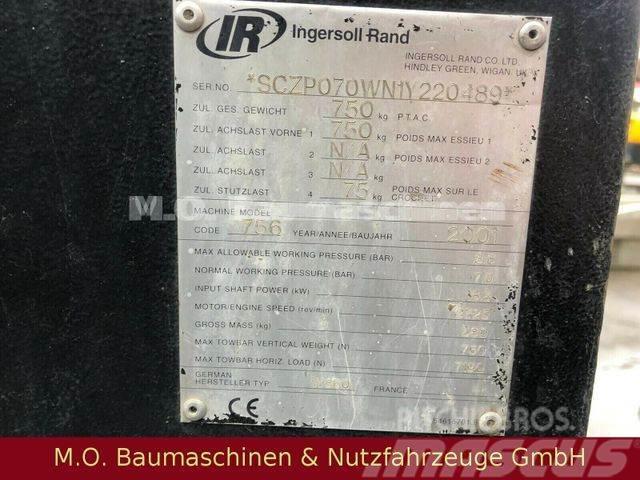 Ingersoll Rand Kompressor / 7 bar / 750 Kg Alte componente