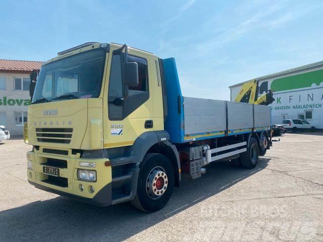 Iveco STRALIS 350 with sides 6x2, crane,EURO 3 vin 002 Camioane cu macara