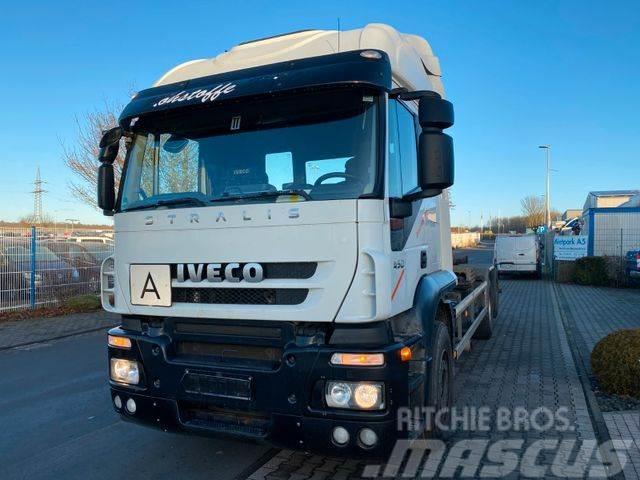 Iveco Stralis 450 AT260 Abrollkipper Hyvalift ATM Camion cu carlig de ridicare