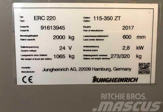 Jungheinrich ERC 220 - 3500MM HUB - 2000KG - 2357STD. Stivuitoare pentru comisionare(logistica)