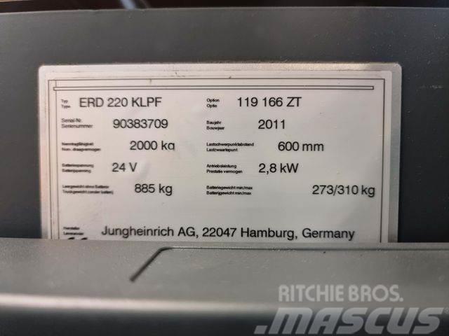 Jungheinrich ERD 220 - 1660MM HUB - 2000KG - INITIAL Stivuitoare pentru comisionare(logistica)