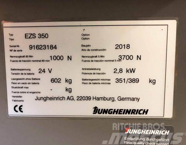 Jungheinrich EZS 350 - BJ. 2018 - NUR 1.606 STD. Altele