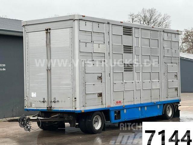 KA-BA 4.Stock Anhänger Aggregat, Tränke, Hubdach Remorci transport animale