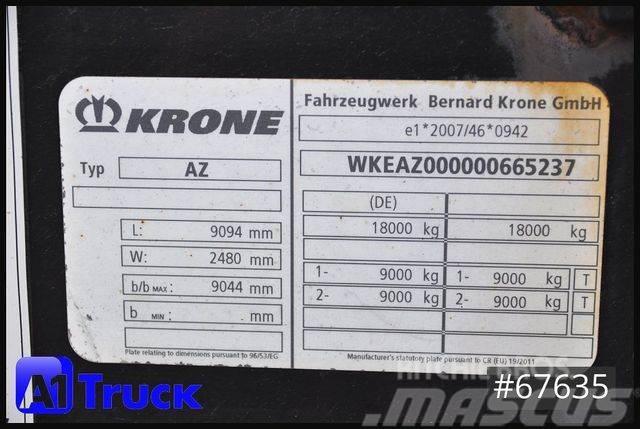 Krone AZ 18, Standard BDF, 1 Vorbesitzer, BPW Remorci cadru de containere