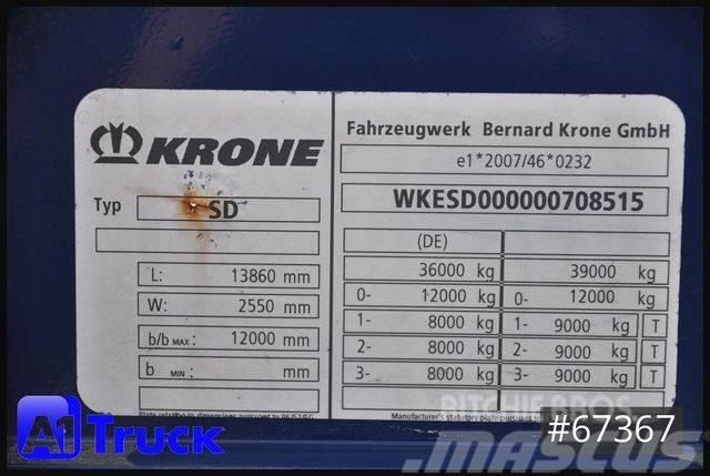 Krone SDK 27, Koffer, Doppelstock, 112762km Semi-remorca utilitara