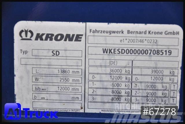Krone SDK 27, Koffer, Doppelstock, 1 Vorebsitzer Semi-remorca utilitara