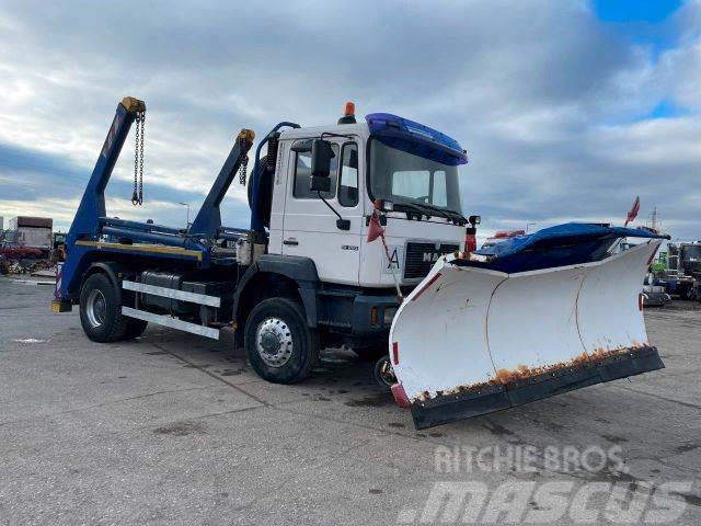 MAN 19.293 4X4 snowplow, for containers vin 491 Maturatoare