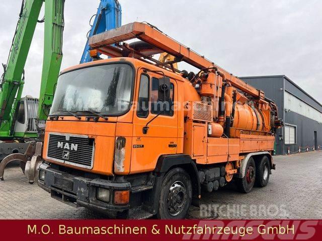 MAN 25.270 / Müller Saug u. Spühlwagen / 12.000 L / Camion vidanje