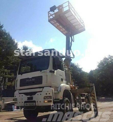 MAN TGA 18.310 4x4 AMV Platform 360 1000kg Platforme aeriene montate pe camion