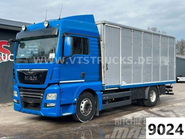 MAN TGX 18.500 4x2 Euro6 1.Stock Stehmann Viehtrans. Camioane transport animale
