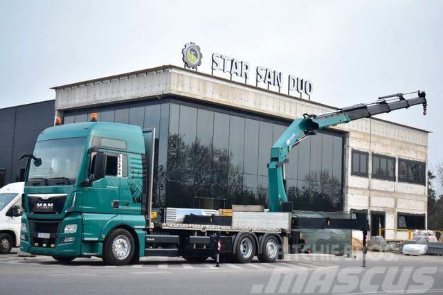 MAN TGX 26.440 6x2 HMF 4020 K4 Crane Kran Container Camioane cu macara