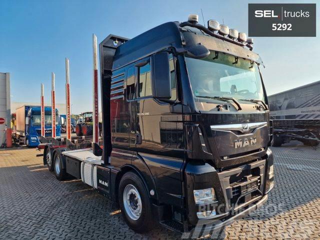 MAN TGX 26.500 6X2-4 LL/ZF Intarder/Lift-Lenkachse Camion pentru lemne