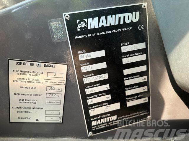 Manitou MRT 2540 P manipulator vin 065 Macarale turn