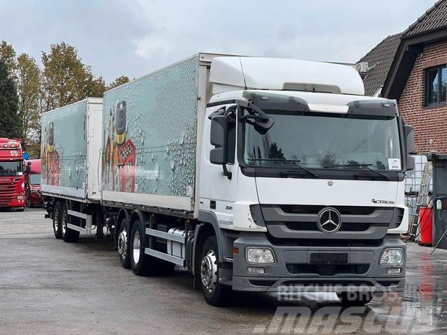 Mercedes-Benz Actros 2541 L 6x2 und Boese BTA 7.3 LBW Camioane transport bauturi