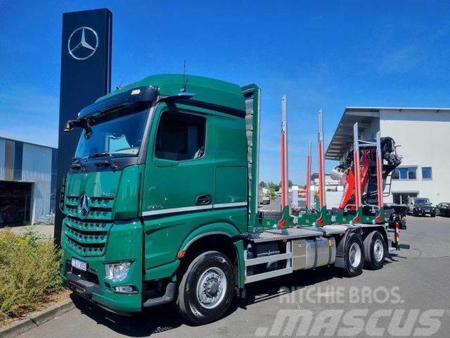 Mercedes-Benz Arocs 2751 L 6x2 (6x4) HAD + Kran: Epsilon M12Z Camion pentru lemne