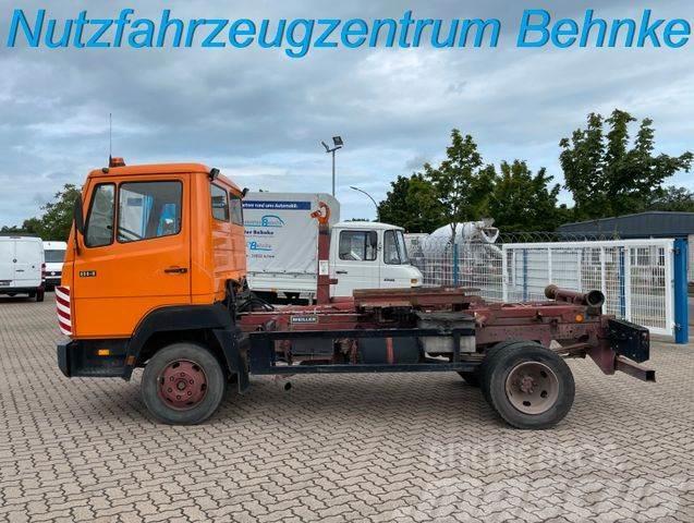 Mercedes-Benz LK 814 BB Meiller Abroller / AHK / 6 Zyl. Camion cu carlig de ridicare