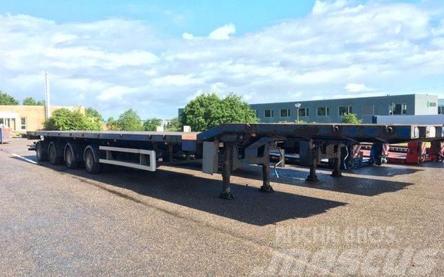 Nooteboom Tele trailer 48.000 mm Semi-remorci transport vehicule