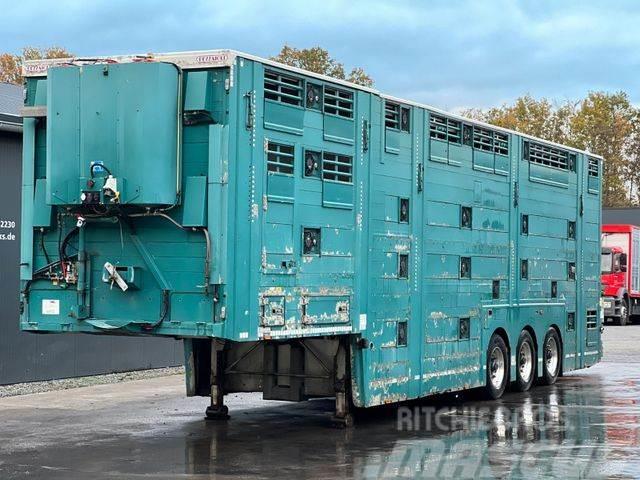 Pezzaioli 3.Stock Cattle-Cruiser Hals+Tiefbett Typ2 Semi-remorci transport animale