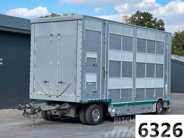 Pezzaioli RBA 21 3.Stock Anhänger mit Aggregat &amp; Hubdach Remorci transport animale