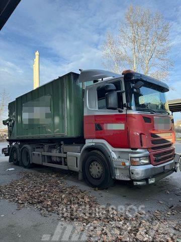 Scania R360 6X2 GLASENTSORGER RÜCKWÄRTS KIPPER Camion de deseuri