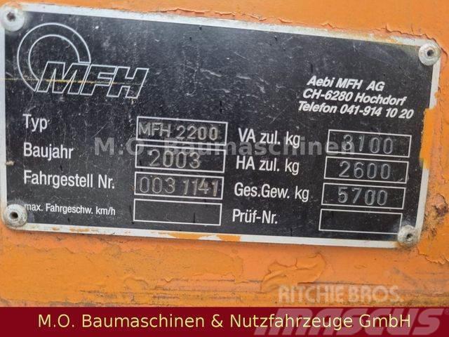Schmidt AEBI Bougie MFH 2200 / Kehrmaschine / Maturatoare