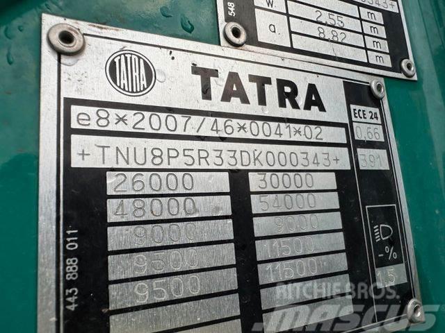Tatra woodtransporter 6x6, crane + R.CH trailer vin343 Camion pentru lemne