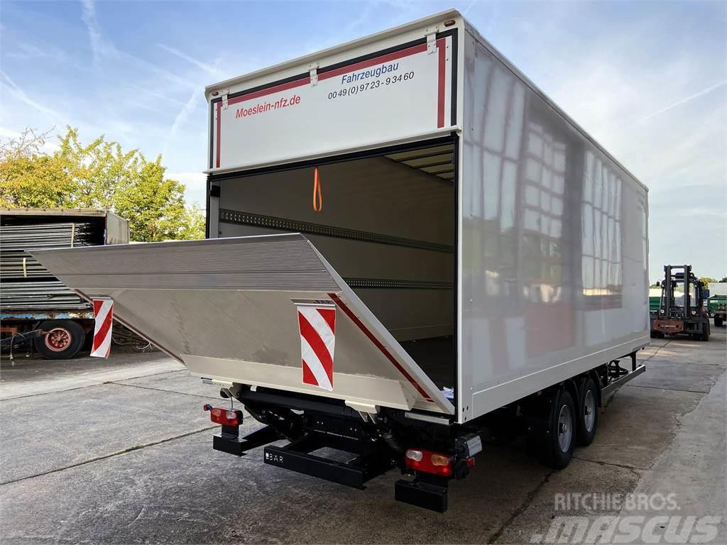 Möslein TK0105D-L Weiß Tandem Koffer, Ladebordwand 1,5 t  Remorci utilitare