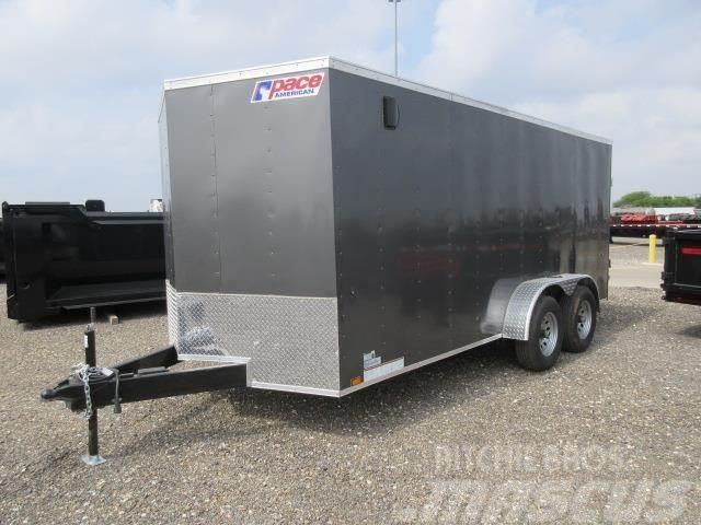 Pace American 7'X16' ENCLOSED TRAILER WITH REAR RAMP DO Remorci utilitare