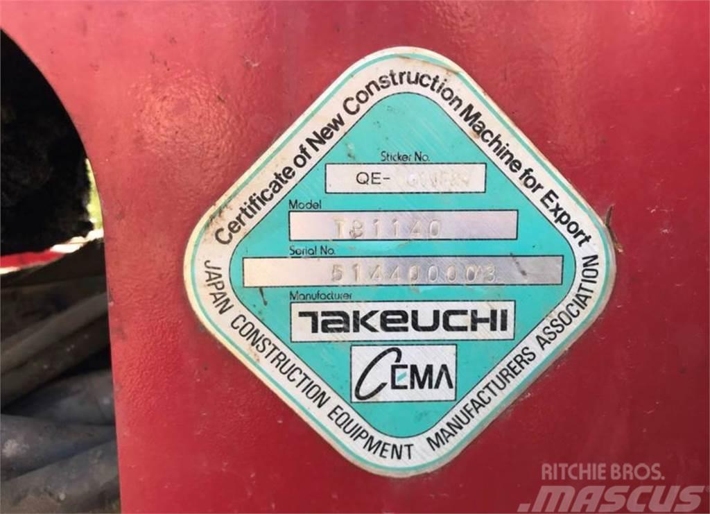 Takeuchi TB1140 Mini excavatoare < 7t