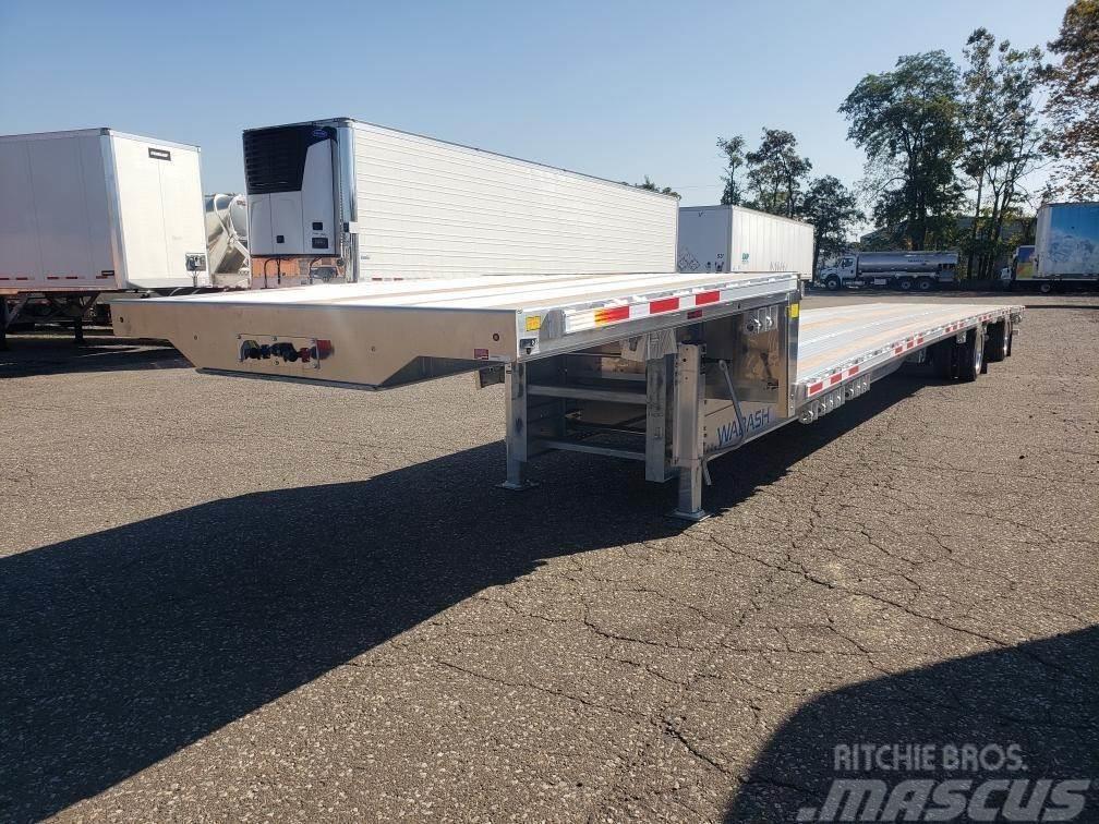 Wabash ALUMINUM DROPDECK WITH 17.5 TIRES Flatbed/Dropside semi-trailers