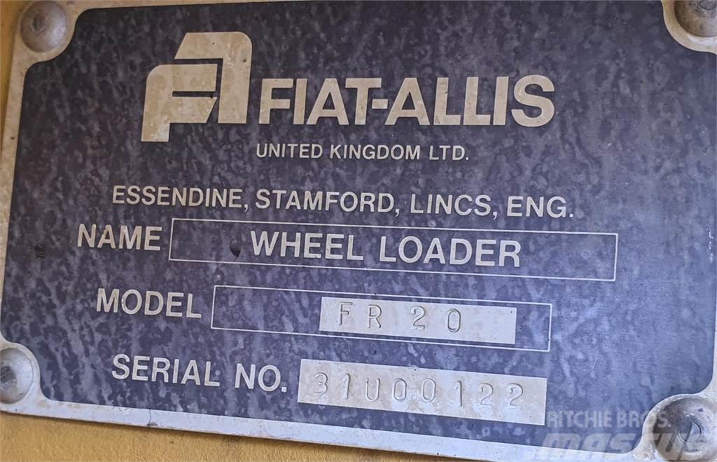 Fiat-Allis FR20 +vaaka ja kauha Incarcator pe pneuri