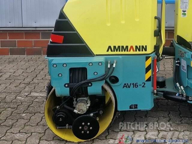 Ammann AV 16-2 Tandem Vibrationswalze Kanten Schneider Alti cilindri compactori