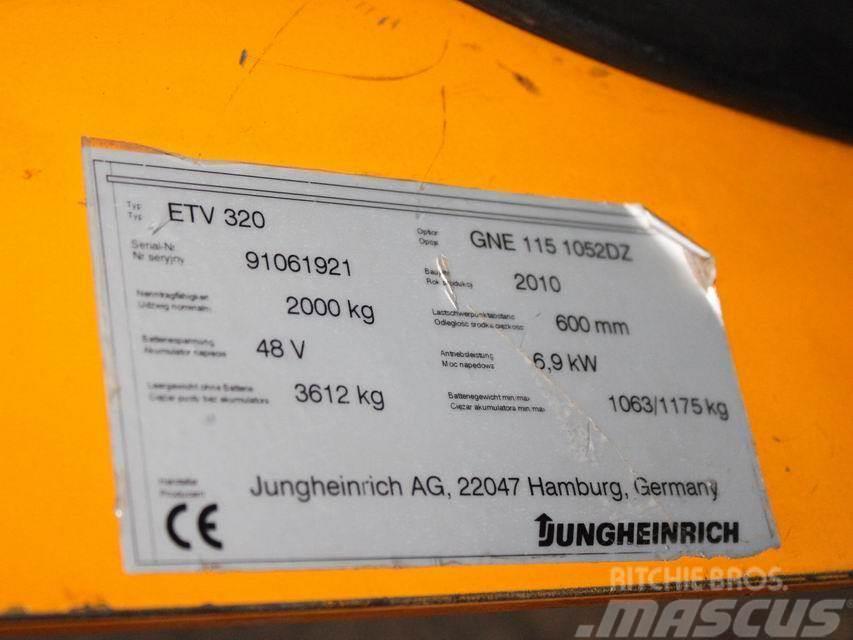 Jungheinrich ETV 320 GNE115-1052DZ Stivuitor cu catarg retractabil