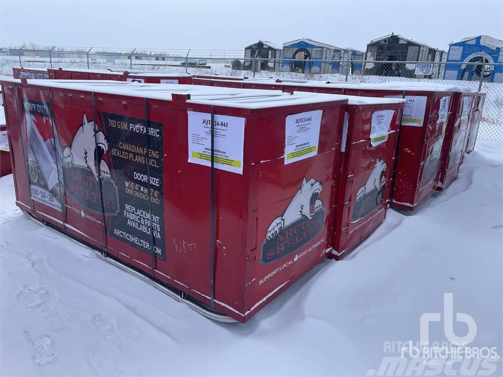 Arctic Shelter 150 ft x 50 ft x 26 ft Peak Dou ... Construcții din cadru metalic