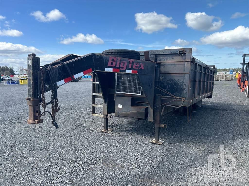 Big Tex 16 ft T/A Gooseneck Dump (Inope ... Remorci transport vehicule