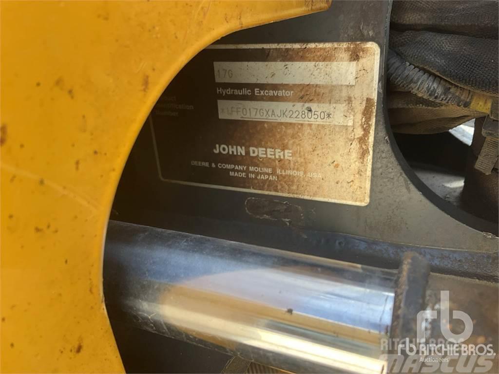 John Deere 17G Mini excavatoare < 7t