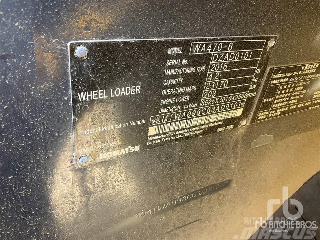 Komatsu WA470-6 Incarcator pe pneuri