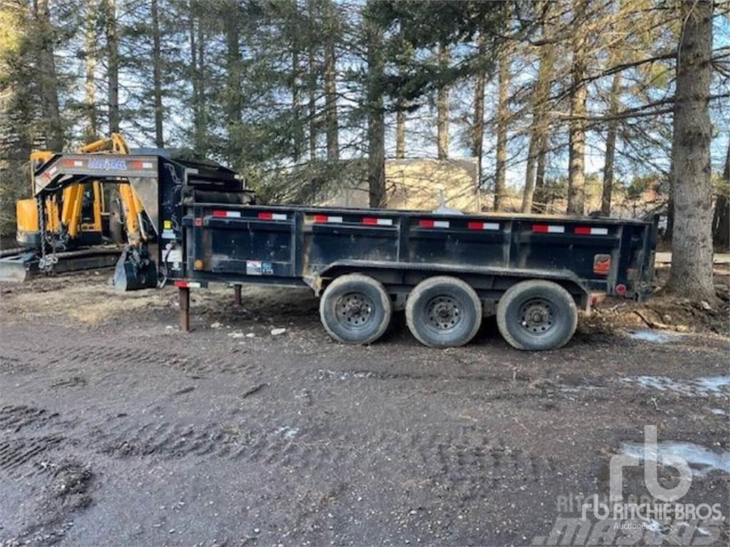Load Trail 16 ft Tri/A Gooseneck Dump Remorci transport vehicule